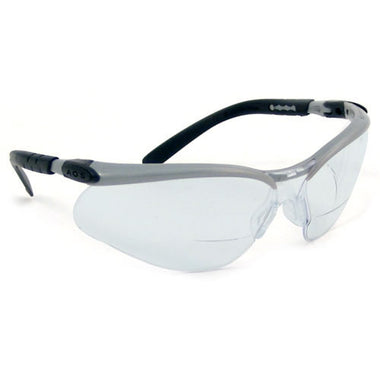 3M BX Bifocal Safety Glasses - Silver/Black Frame