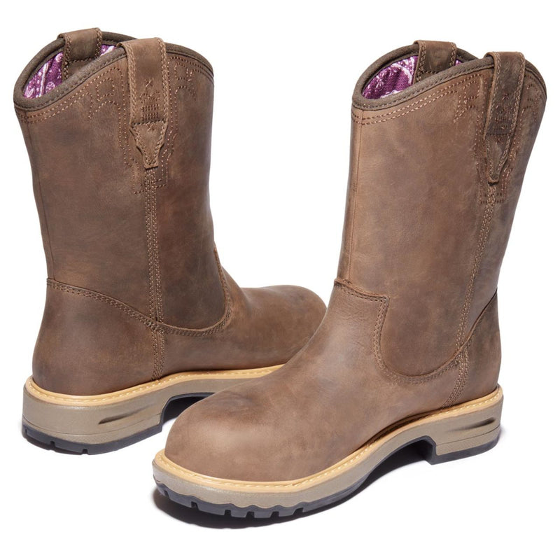 Timberland PRO Women's Ashlar Waterproof Alloy-Toe Pull-On Work Boots - A2959214