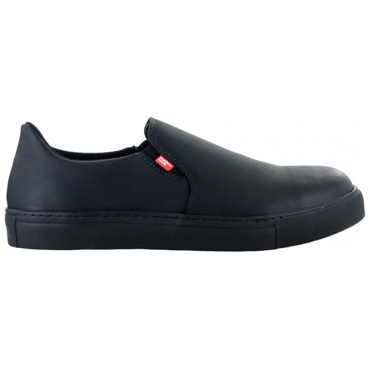 Mellow Walk Women's Jessica Slip-On ESR/EH Steel Toe Shoes, 482339, Black