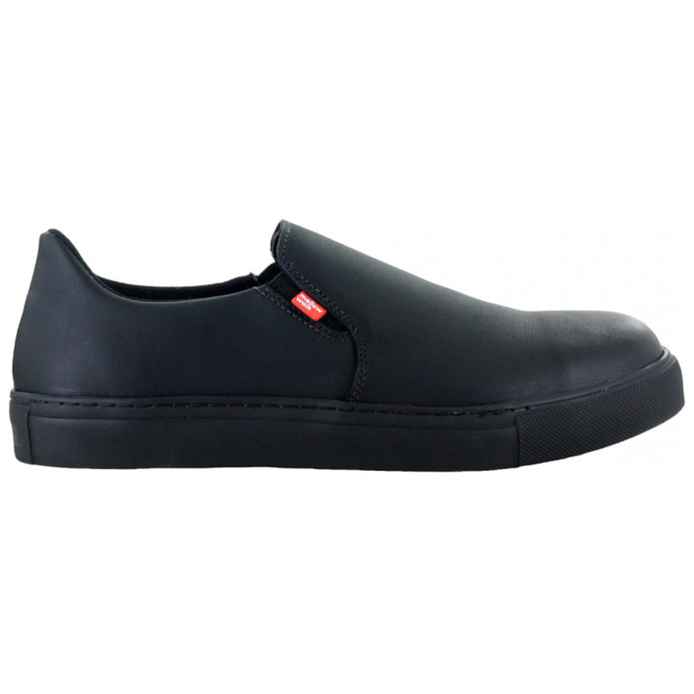 Mellow Walk Women's Jessica Slip-On ESR/EH Steel Toe Shoes, 482339, Black