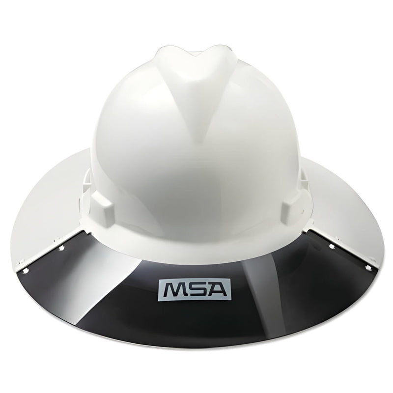 MSA Sun Shield for V-Gard Full Brim Hard Hats, 697410, Gray/Blue