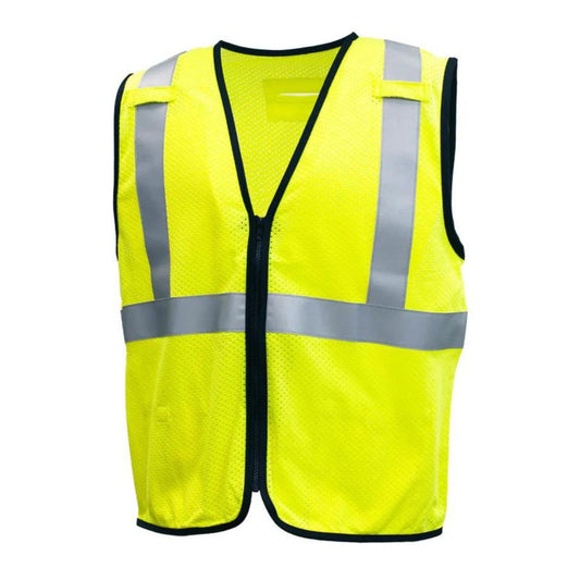 Pyramex RVZ52FR Type R Class 2 Hi-Vis Flame Resistant Mesh Safety Vest