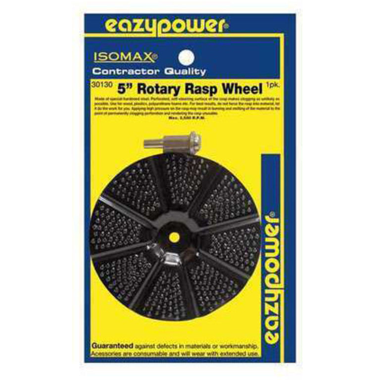 Eazypower 5" Rotary Rasp Wheel