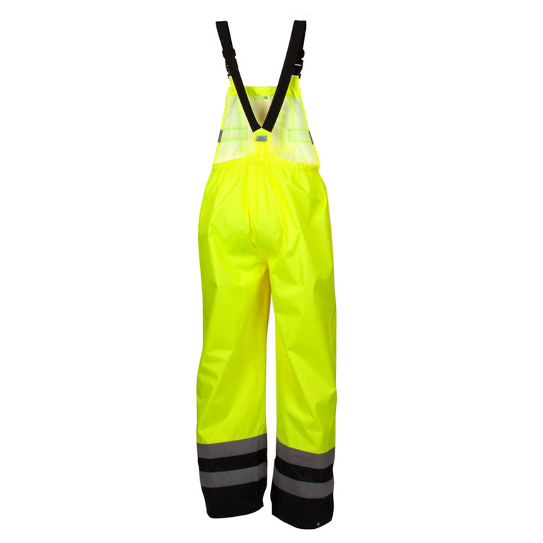 Pyramex RRWB31 Type R Class E Hi-Vis Waterproof Rain Bibs