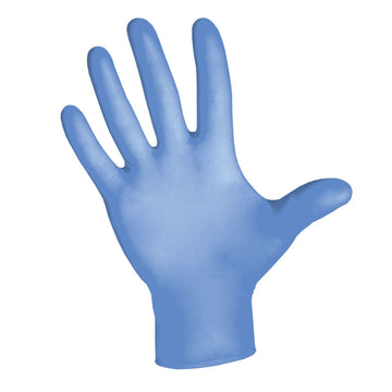 DASH Halo Nitrile Exam Grade Disposable Gloves, Light Blue, 3.9 mil, Box of 100