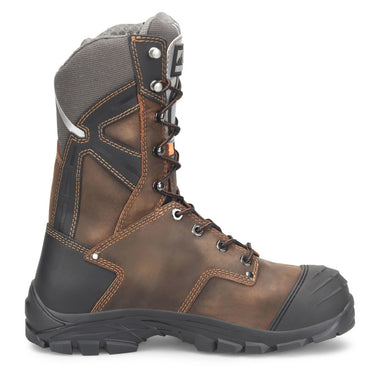 Matterhorn Men's Mainstay 10" Met-Guard Waterproof EH Aluminum Toe Boots, MT2570, Brown