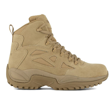 Reebok Men's 6" Rapid Response RB EH Soft Toe Stealth Boots, Tan