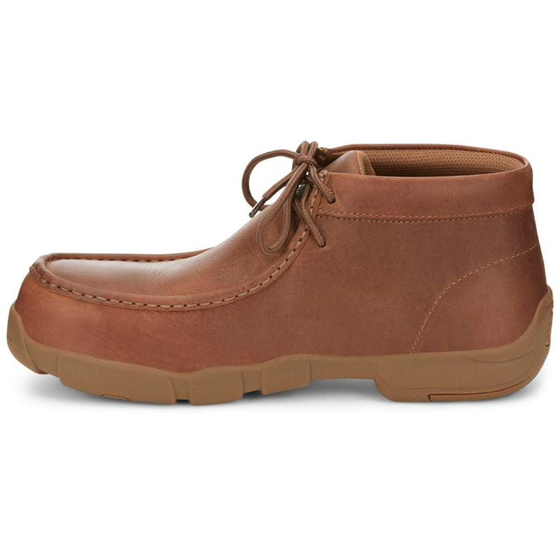 Justin Men's Cappie 4" EH Alloy Toe Shoes, SE242, Tan