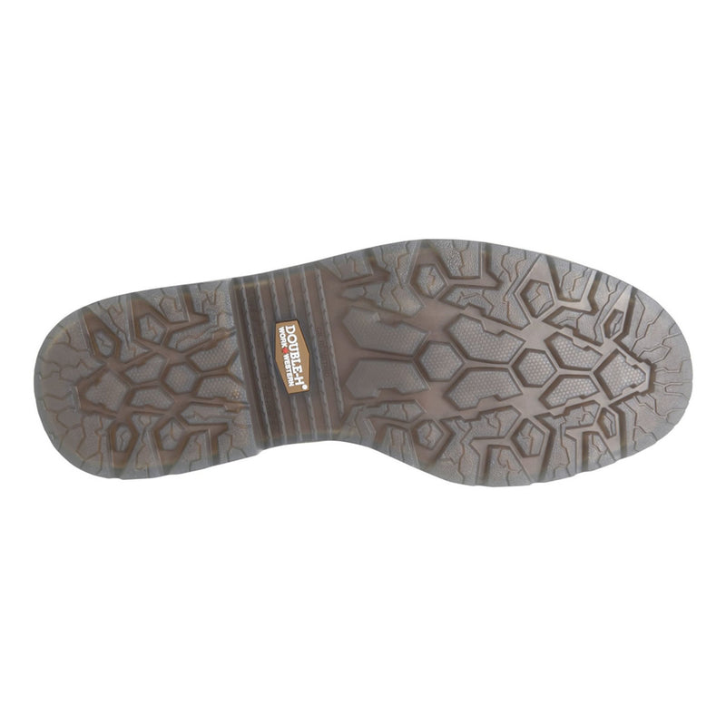 Double-H Boots Men's Judge 8" Wellington EH Alloy Toe Boots, DH4155, Brown