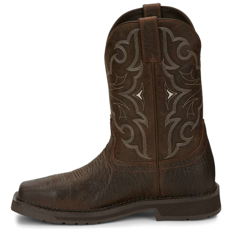 Justin Men's Amarillo 11" EH Steel Toe Boots, SE4313, Brown