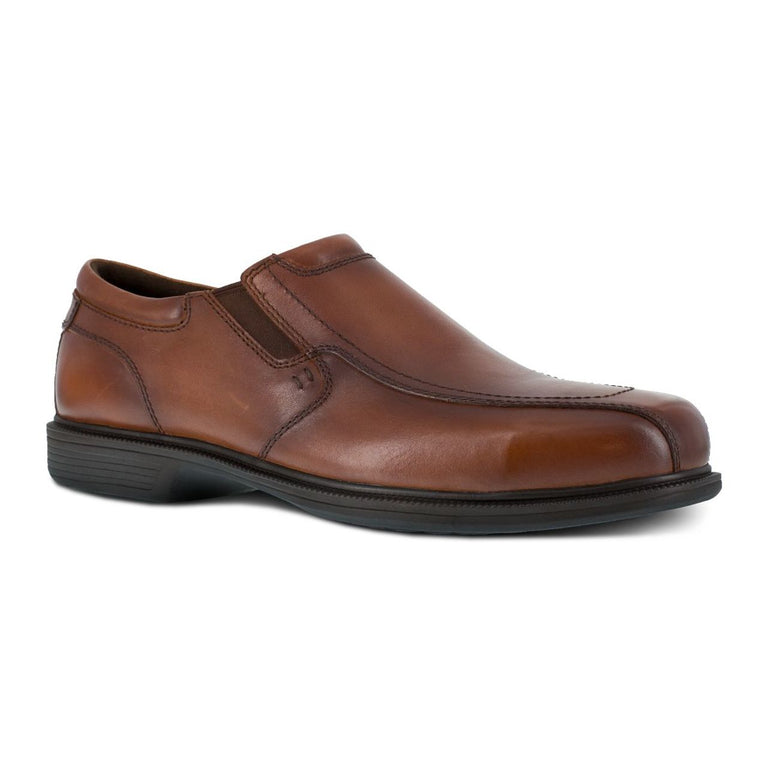 Florsheim Men's Coronis Dress Slip-On Oxford SD Steel Toe Shoes, FS2006