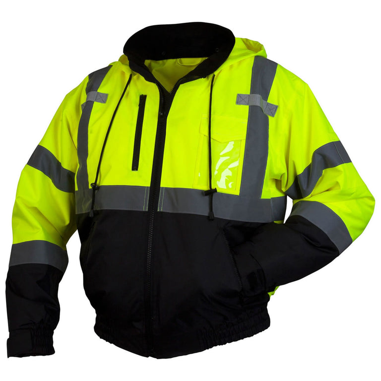 Custom Pyramex RJ31H Type R Class 3 Hi-Vis Heated Waterproof Fleece Lined Jacket