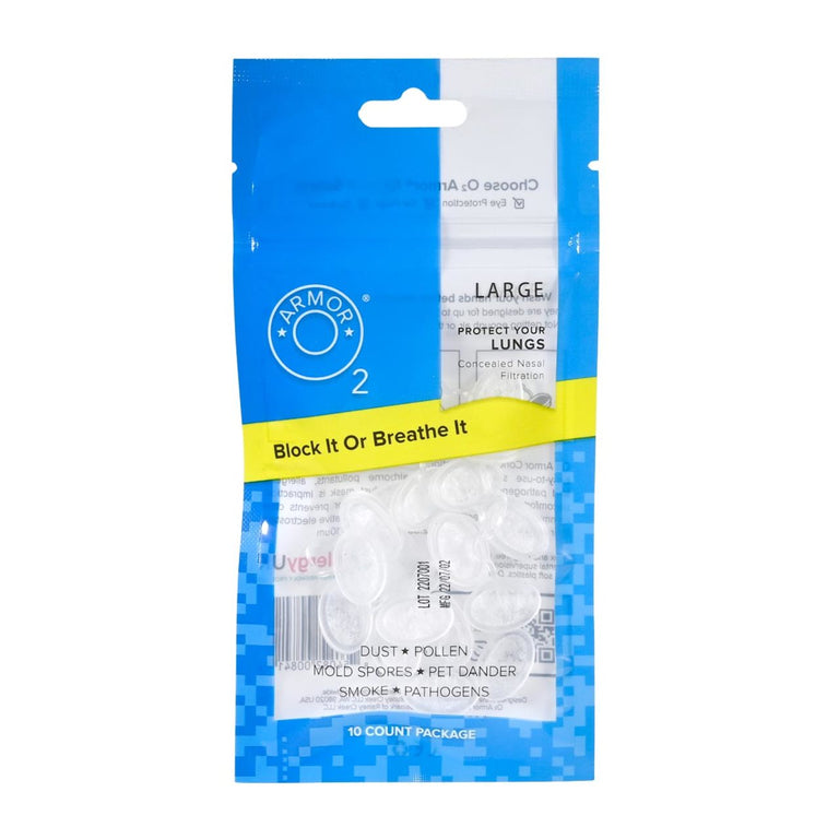 O2 Armor Nose Filter - 10 Pack