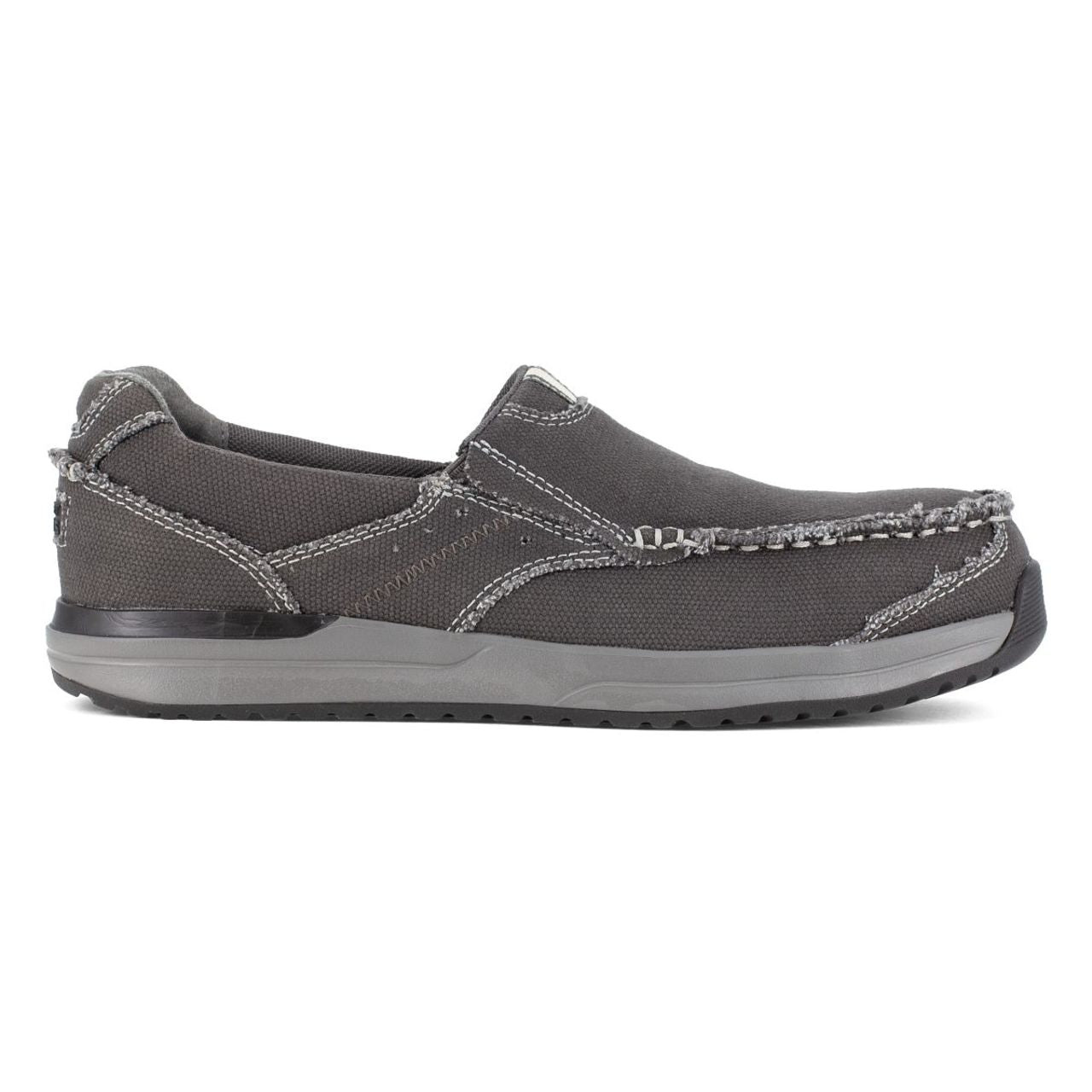 Rockport Works Langdon Slip-On EH Composite Toe Casual Shoes, Charcoal - RK2150