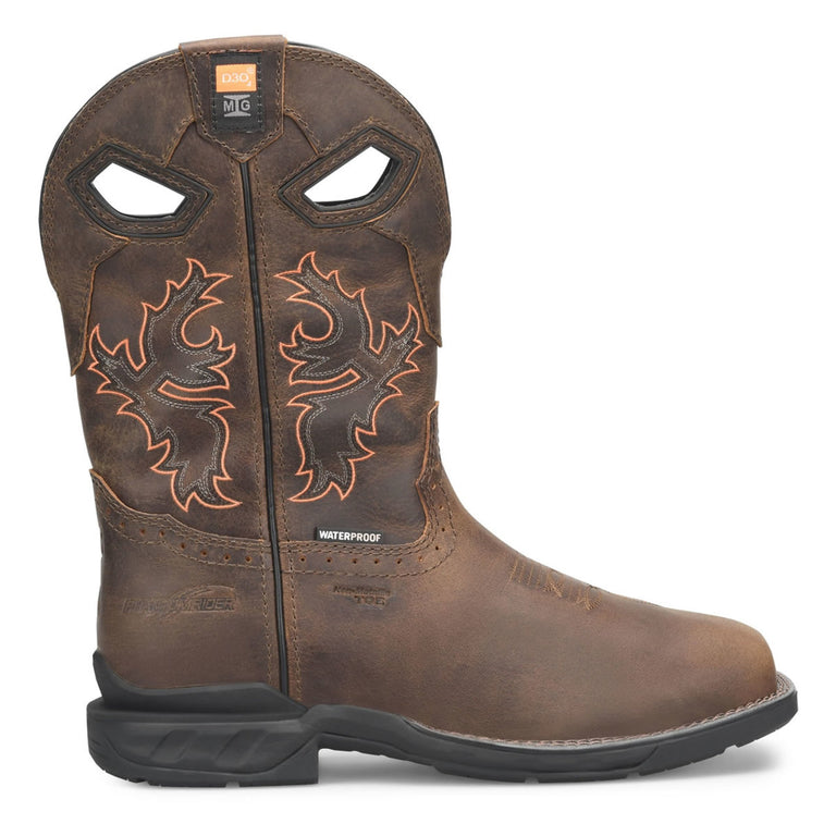 Phantom Rider Men's 11" Redeemer EH Met-Guard Boots, DH5379, Brown