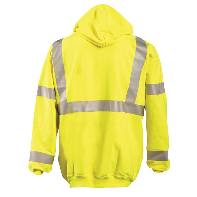 OccuNomix Type R Class 3 Hi-Vis Flame Resistant Pullover Hoodie, FR-SM2213