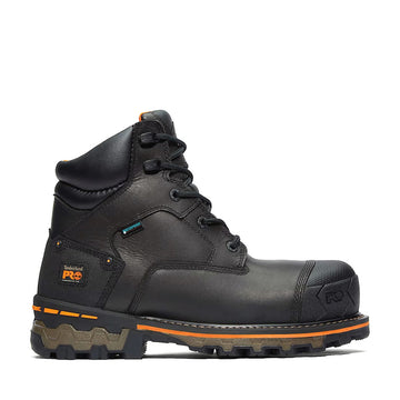 Timberland PRO Men's Boondock 6" Waterproof EH Composite Toe Work Boots, TB1A1FZP0011, Black - TB1A1FZP0011