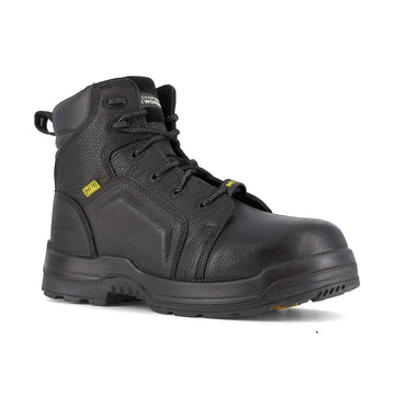 Rockport Works Women's More Energy 6" EH Met-Guard Composite Toe Work Boots, Black - RK465