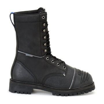 Matterhorn Men's Mulrooney 10" Waterproof EH Met-Guard Steel Toe Boots, MT903, Black
