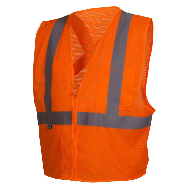 Pyramex RCZ21 Type R Class 2 Hi-Vis X-Back Mesh Safety Vest