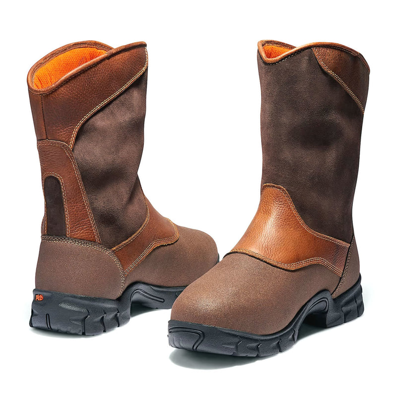 Timberland PRO Mens Work Boots 8.5 Excave Wellington Steel Toe Brown Leather Amazon.com | Timberland PRO Men main image 4