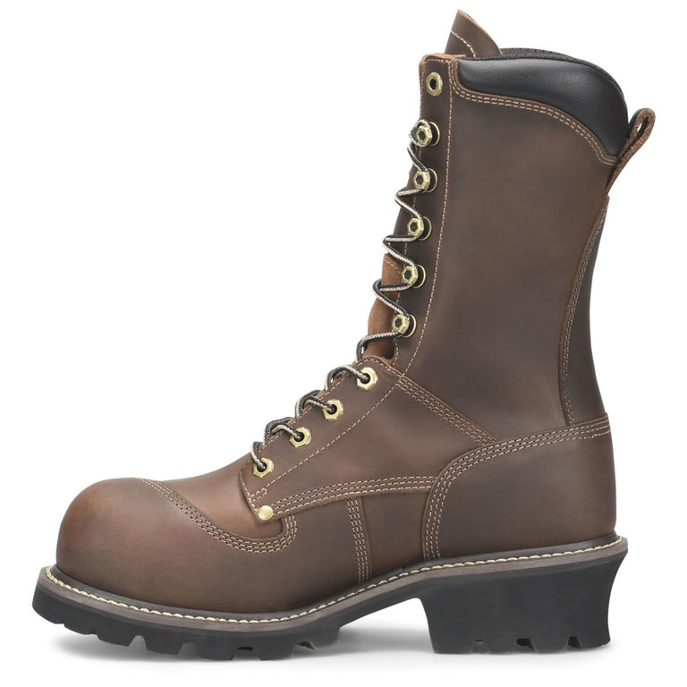 Matterhorn Men's ARC 10" Loggers Waterproof Composite Toe Boots, MT2510, Brown