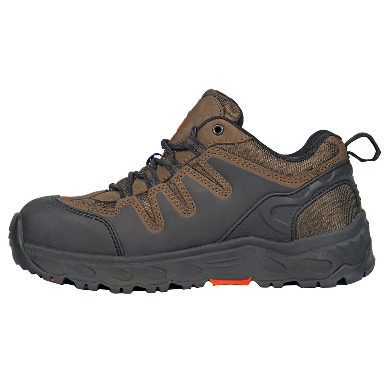 Hoss Men's Eric Lo Aluminum Toe Shoes, 50238, Brown