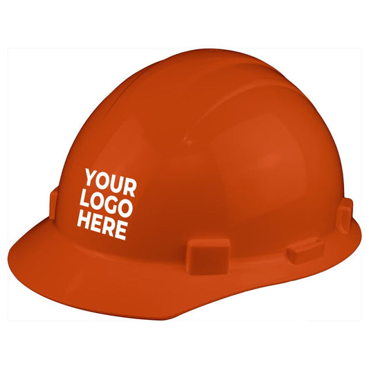 Custom Delta Plus Americana Cap Style Hard Hat, 4-Point Ratchet Suspension