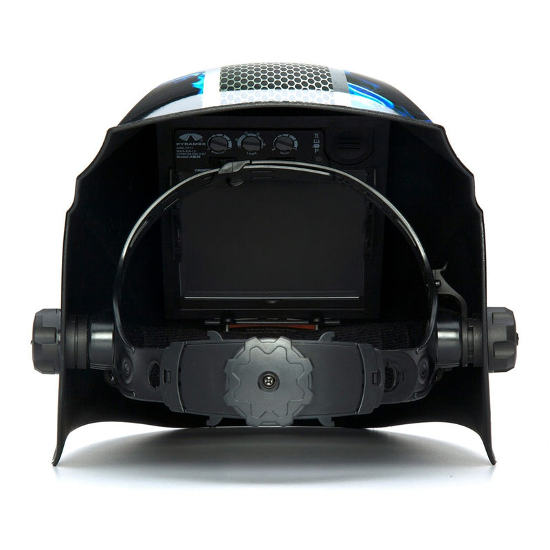 Pyramex Leadhead Fire Metal Auto Darkening Welding Helmet - WHAM3030FM