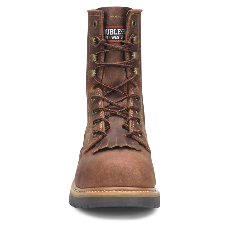 Double-H Boots Men's Judge 8" Wellington EH Alloy Toe Boots, DH4155, Brown