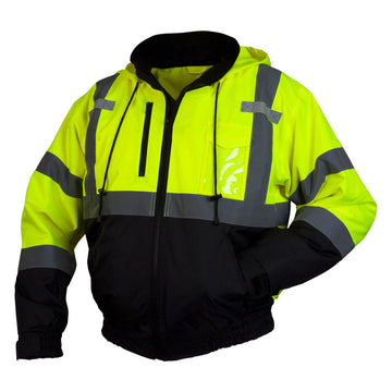 Pyramex RJ31 Type R Class 3 Hi-Vis Waterproof Fleece Lined Jacket