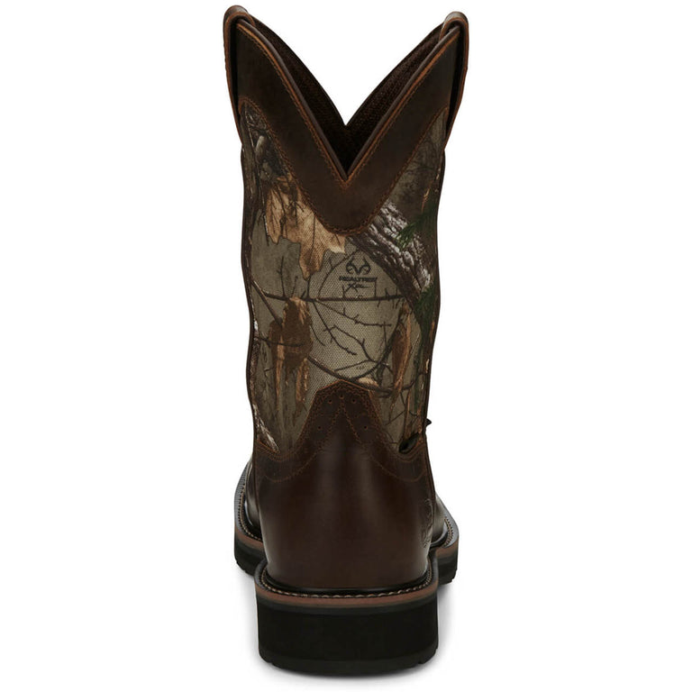 Justin Men's Trekker 11" Waterproof EH Composite Toe Boots, SE4677, Brown