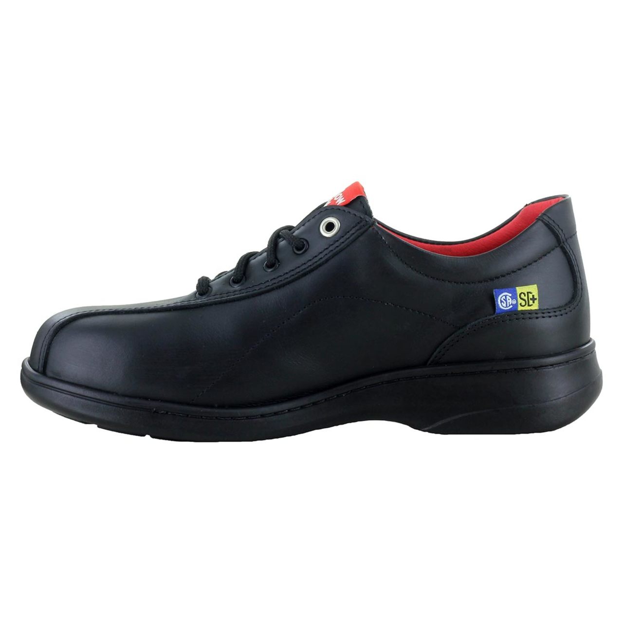 Mellow Walk Women's Daisy ESD Steel Toe Shoes, 498092BLK, Black