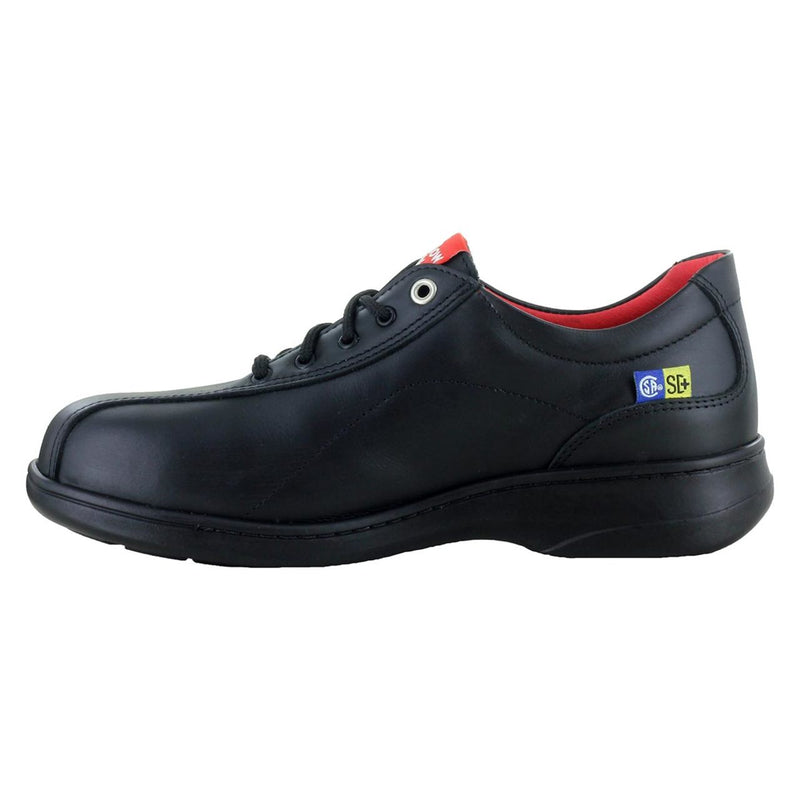 Mellow Walk Women's Daisy ESD Steel Toe Shoes, 498092BLK, Black