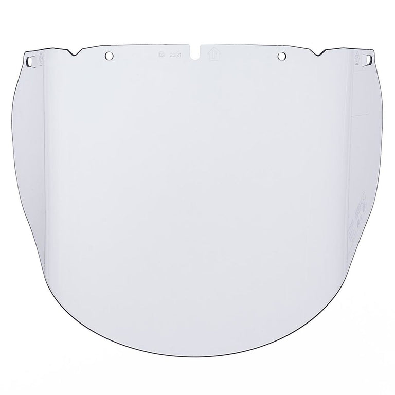 MSA V-Gard Propionate Molded Visor, Clear, 9.25" x 18" - 10115851