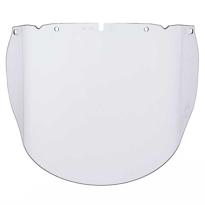 MSA V-Gard Propionate Molded Visor, Clear, 9.25" x 18" - 10115851