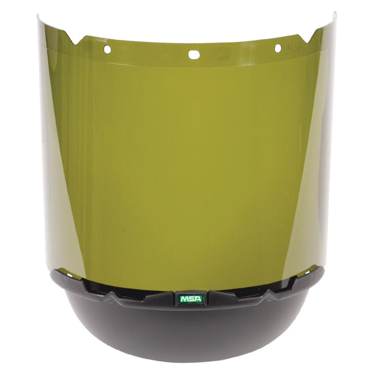 MSA V-Gard IR3 Polycarbonate Molded Visor, 8in x 17in x .098in - 10115860