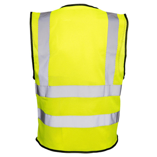 Rugged Blue Type R Class 2 Hi-Vis Double Stripe Mesh Safety Vest