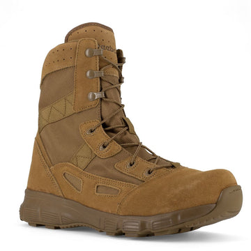 Reebok Women's Hyper Velocity 8" Ultralight Tactical EH Soft Toe Boots, RB821, Coyote