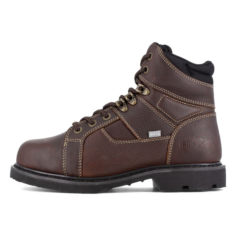 Iron Age Men's Groundbreaker 6" EH Cushguard Met-Guard Steel Toe Work Boots, IA5021