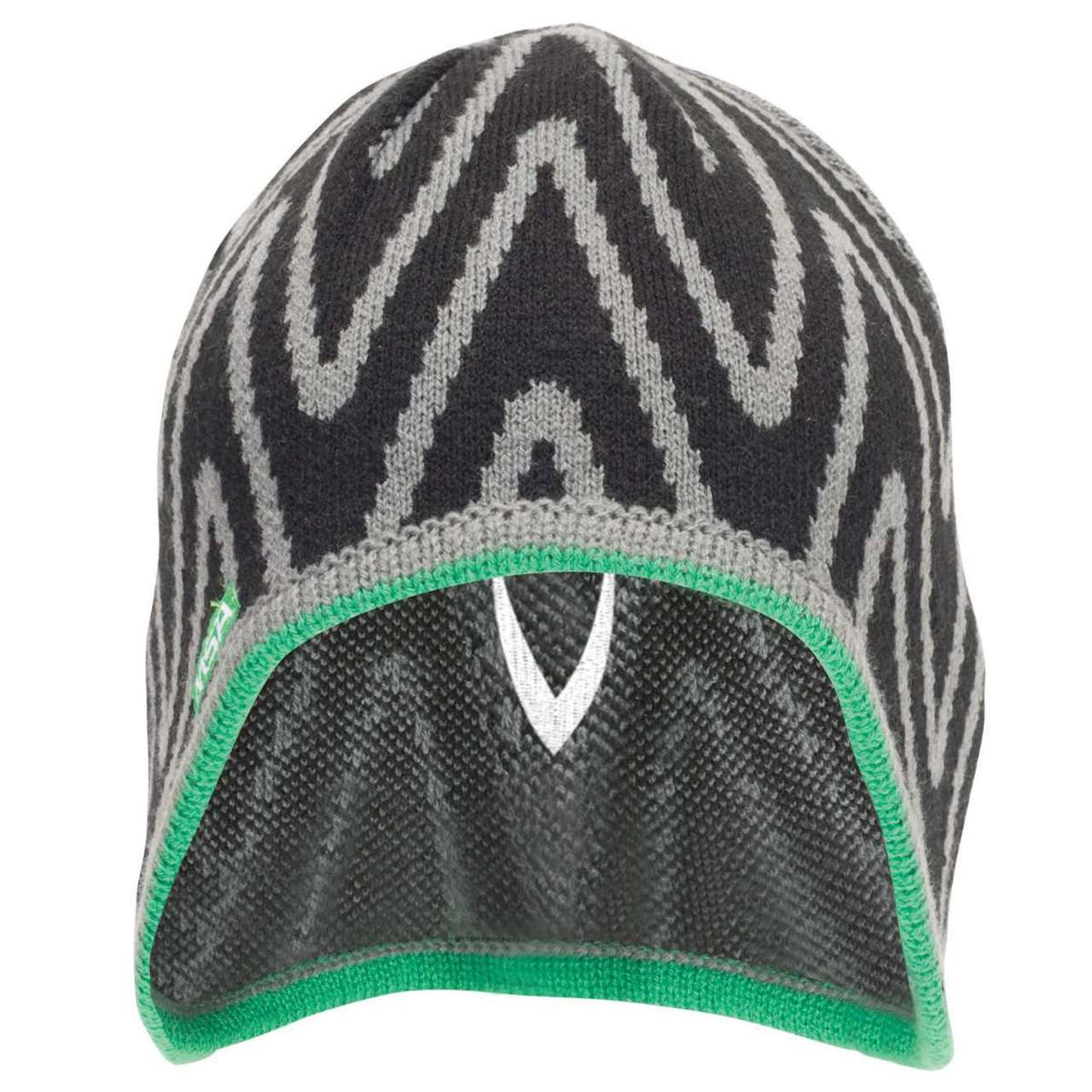 MSA V-Gard Hard Hat Liner Knit Cap, 10118417, Black/Gray