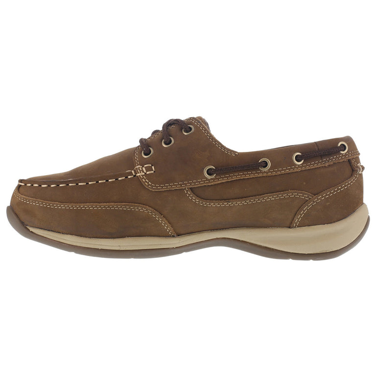 Rockport Women's Sailing Club EH Internal Metatarsal Guard Steel Toe Shoes - RK634