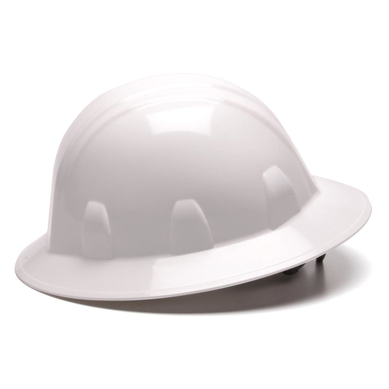 Custom Pyramex SL Series Full Brim Hard Hat, 4-Point Ratchet Suspension