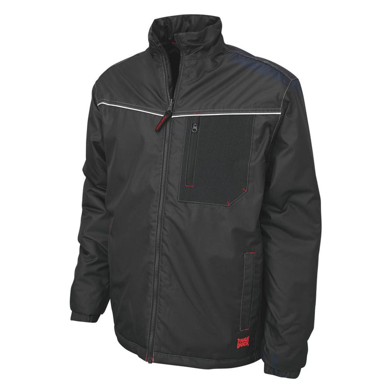 Tough Duck WJ24 Men's Insulated Poly Oxford Jacket