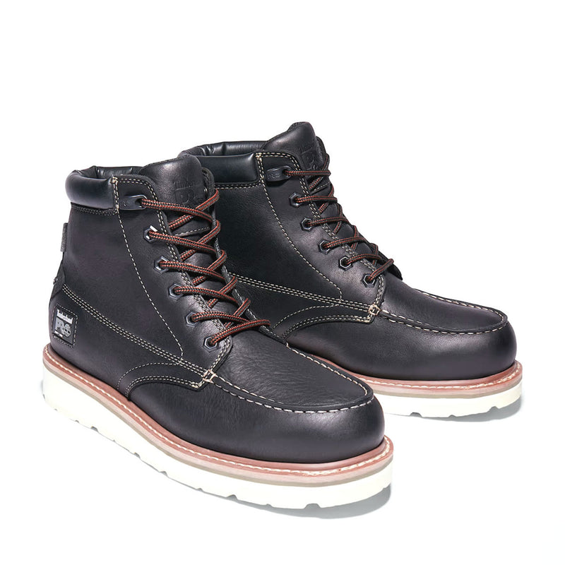 Timberland PRO Men's Gridworks 6" Waterproof EH Soft Toe Work Boots, TB1A29UP0011, Black