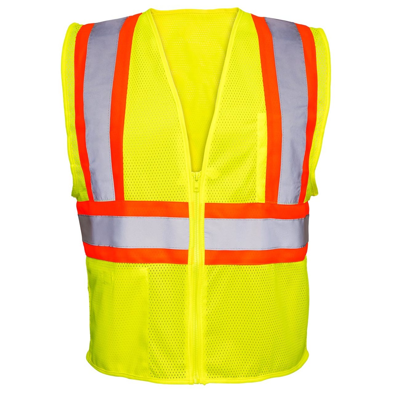Custom Rugged Blue Type R Class 2 Hi-Vis Two-Tone Mesh Safety Vest