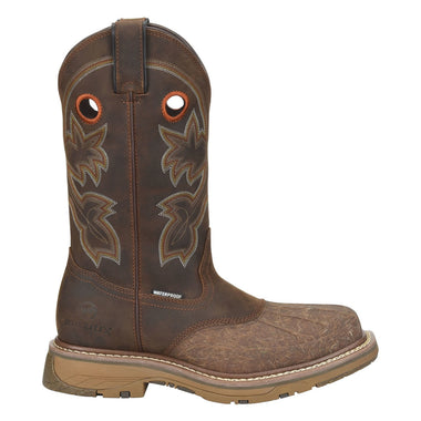 Double-H Men's Carlos 13" Roper Waterproof EH Composite Toe Boots, DH5149, Brown