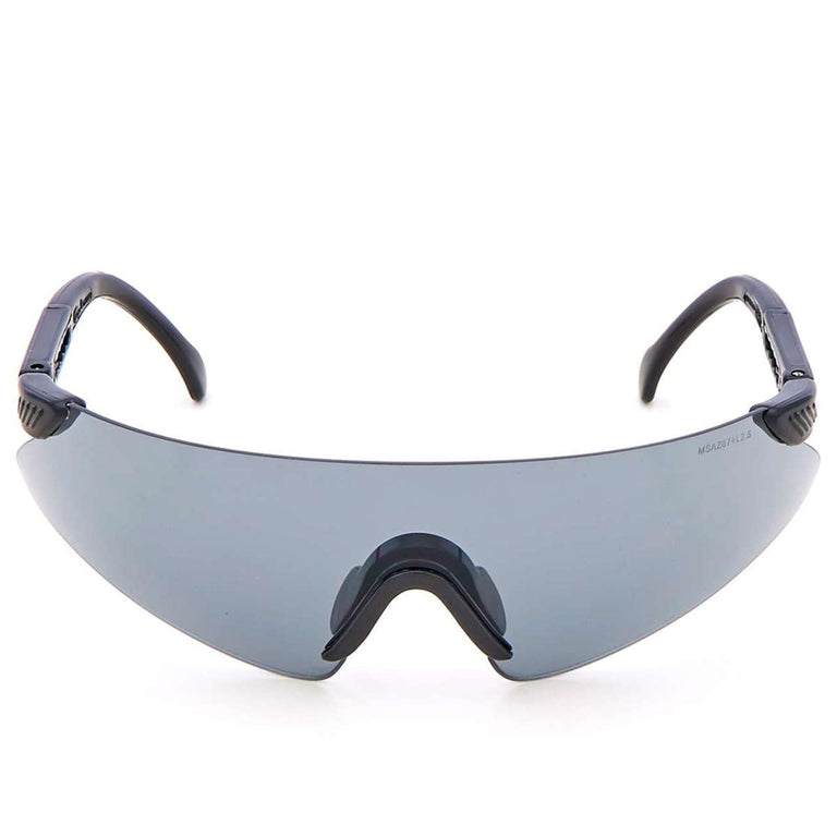 MSA Luxor Safety Glasses, Gray Lens, Black Frame - 697517
