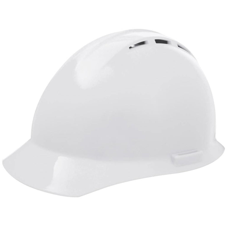 Delta Plus Americana Vented Cap Style Hard Hat, 4-Point Ratchet Suspension