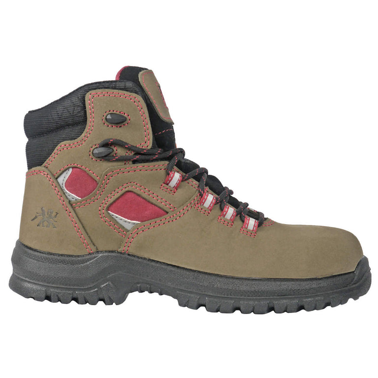 Moxie Trades Women's Lacy Olive Composite Toe Boots, MT26026, Green